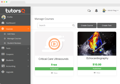 Manage Course